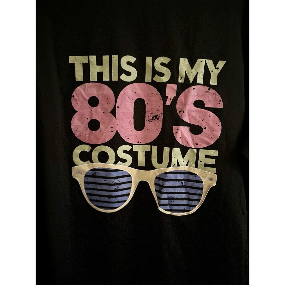 This Is My 80s Costume Tee 1980’s Theme Men’s T-Shirt Retro Men’s Shirt New - Picture 2 of 3